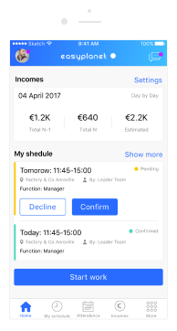 Phone with app